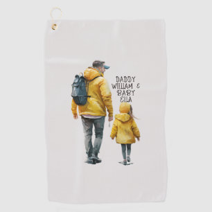 Father and Daughter Bond (3) Golf Towel