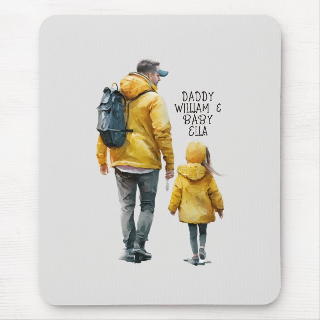 Father and Daughter Bond (3) Mouse Mat (Front)