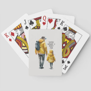 Father and Daughter Bond (3) Playing Cards