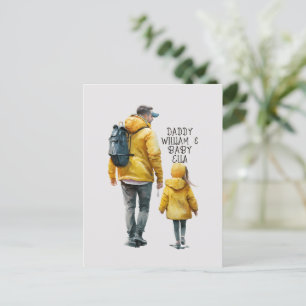 Father and Daughter Bond (3) Postcard