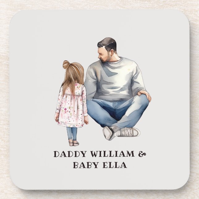 Father and Daughter Bond (4) Coaster (Front)