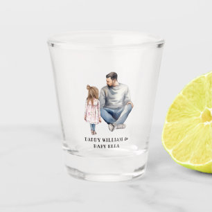 Father and Daughter Bond (4) Shot Glass