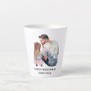 Father and Daughter Bond (5) Latte Mug