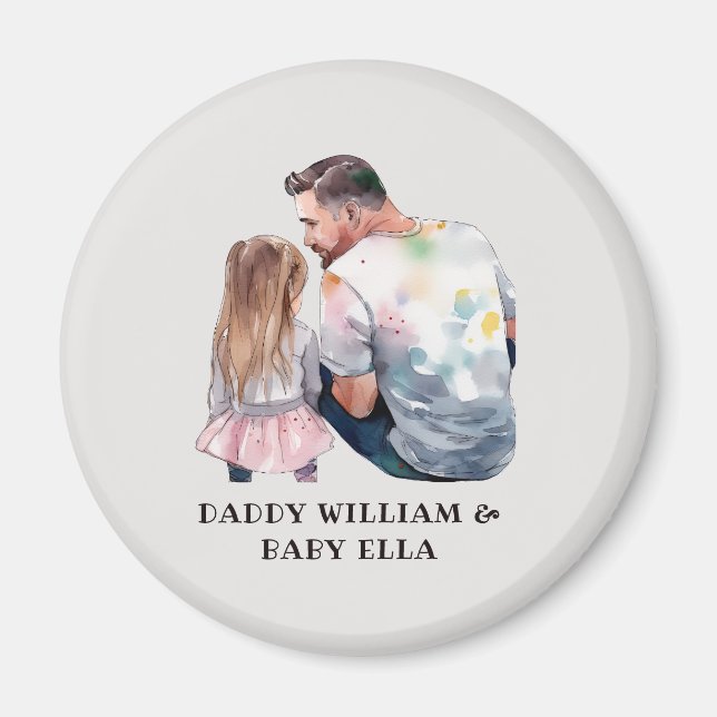 Father and Daughter Bond (5) Magnet (Front)