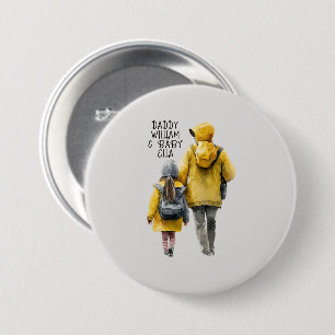 Father and Daughter Bond 7.5 Cm Round Badge