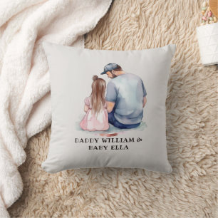 Father and Daughter Bond (7) Cushion