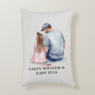 Father and Daughter Bond (7) Decorative Cushion
