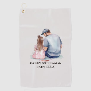 Father and Daughter Bond (7) Golf Towel