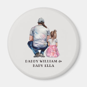 Father and Daughter Bond (8) Magnet