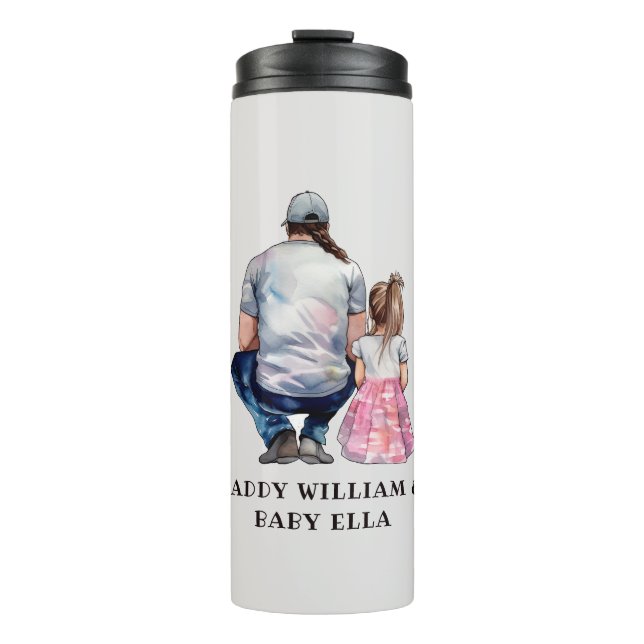 Father and Daughter Bond (8) Thermal Tumbler (Front)