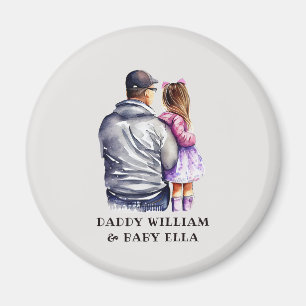 Father and Daughter Bond (9) Magnet