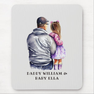Father and Daughter Bond (9) Mouse Mat