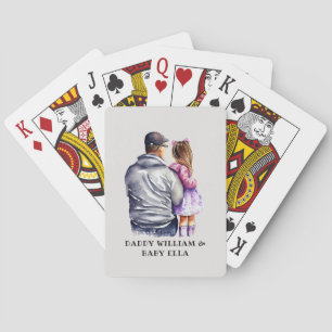 Father and Daughter Bond (9) Playing Cards