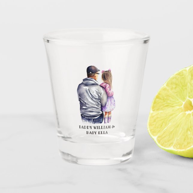 Father and Daughter Bond (9) Shot Glass (Front)