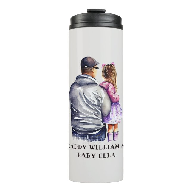 Father and Daughter Bond (9) Thermal Tumbler (Front)