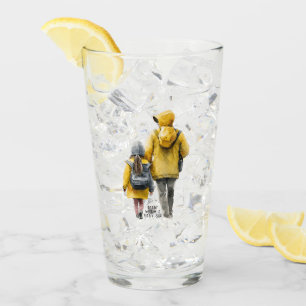 Father and Daughter Bond Glass