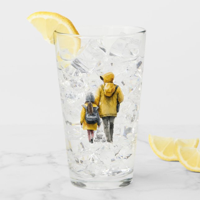 Father and Daughter Bond Glass (Front Ice)
