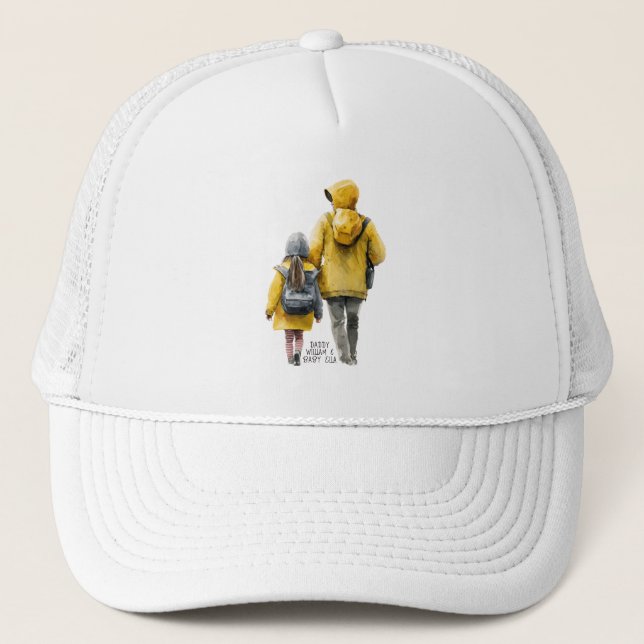 Father and Daughter Bond Trucker Hat (Front)