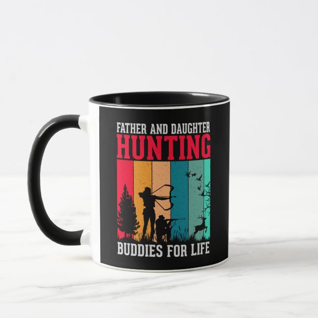 Father and Daughter Deer Hunting Mug (Left)