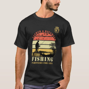 Father And Daughter Fishing Partners For Life Mono T-Shirt