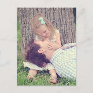 Father And Daughter Postcard