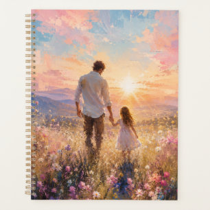 Father and Daughter Sunrise Painting Planner