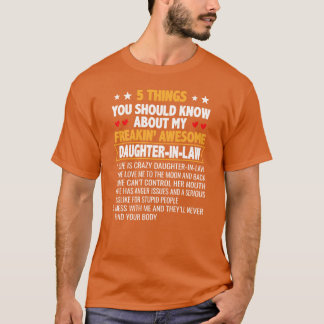 Father and Moher in Law Gift from Daughter friend T-Shirt