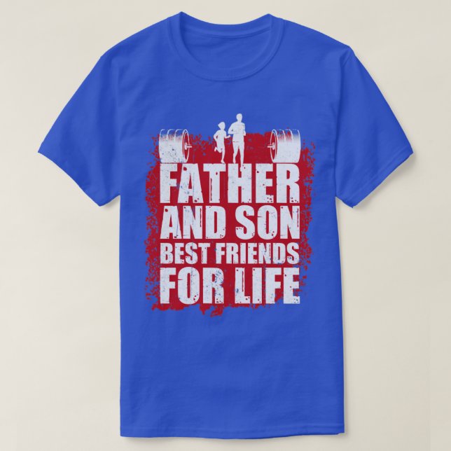 Father and Son Best Friend  T-Shirt (Design Front)