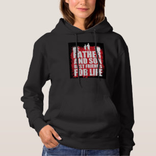 Father And Son Best Friends Graphic Novelty Sarcas Hoodie