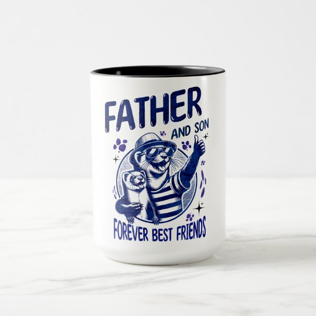 Father and Son Best Friends  Mug (Center)