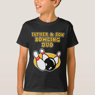 Father And Son Bowling Duo - Father's Day T-Shirt