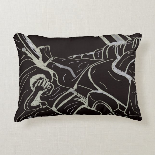 Father and Son  Decorative Cushion (Front)