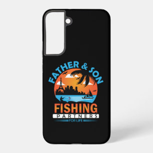Father and Son Fishing Partners for Life Samsung Galaxy Case