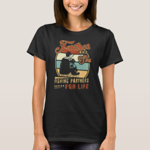 Father And Son Fishing Partners For Life V4 T-Shirt