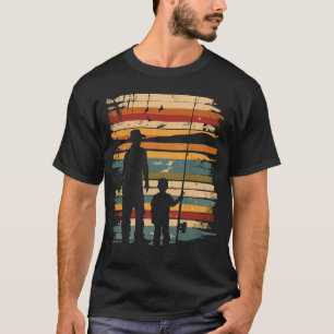 Father and son fishing vintage T-Shirt