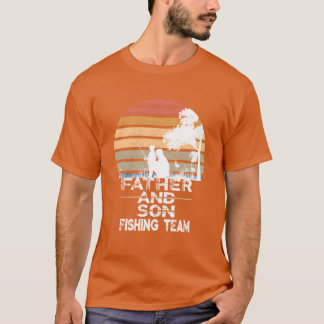 Father And Son Fishingeam retro T-Shirt