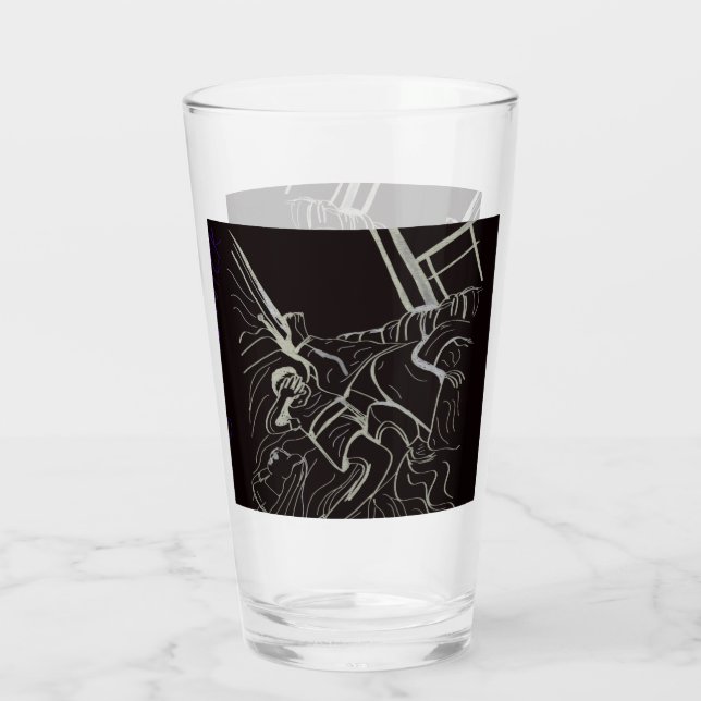 Father and Son Glass Cup (Back)
