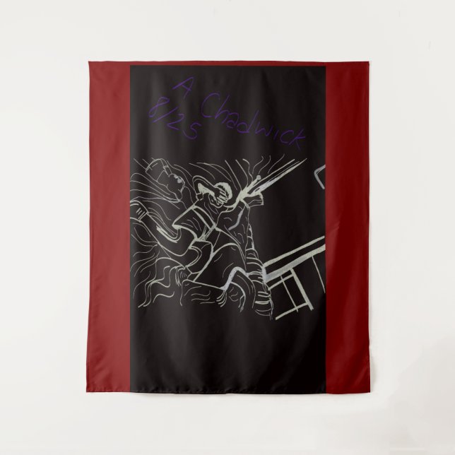 Father and Son Large Tapestry (Front)
