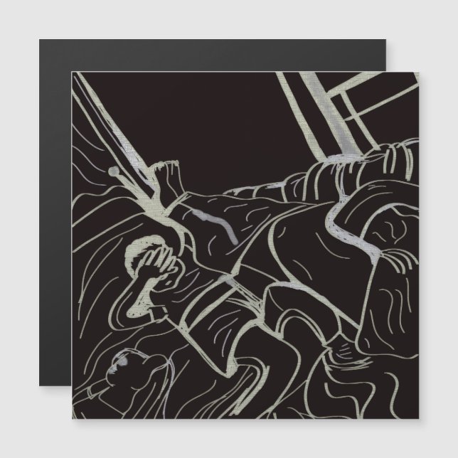 Father and Son Magnetic Card (Front/Back)