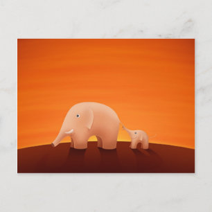 Father and Son Postcard