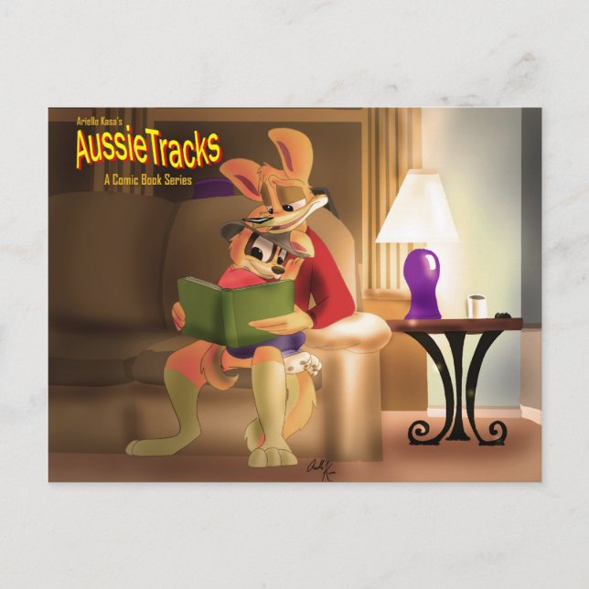 Father and Son Postcard (Front)