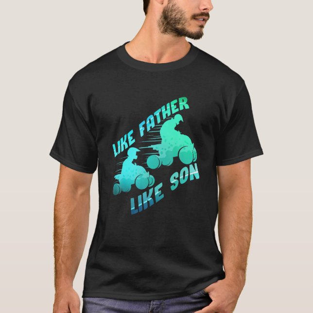 Father And Son Riding Partners For Life Dirt Bike T-Shirt (Front)