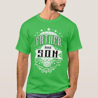 Father And Son Strong Band With Ornaments T-Shirt