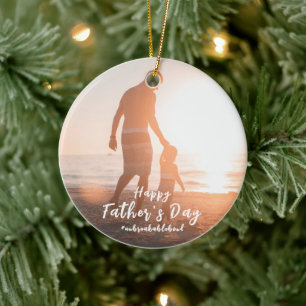 Father And Son Unbreakable Bond Father's Day Gifts Ceramic Tree Decoration