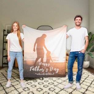 Father And Son Unbreakable Bond Father's Day Gifts Fleece Blanket