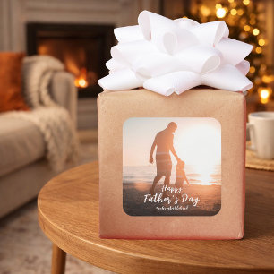 Father And Son Unbreakable Bond Father's Day Gifts Square Sticker