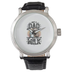 father and son with milk  sloth graphic design-01 watch