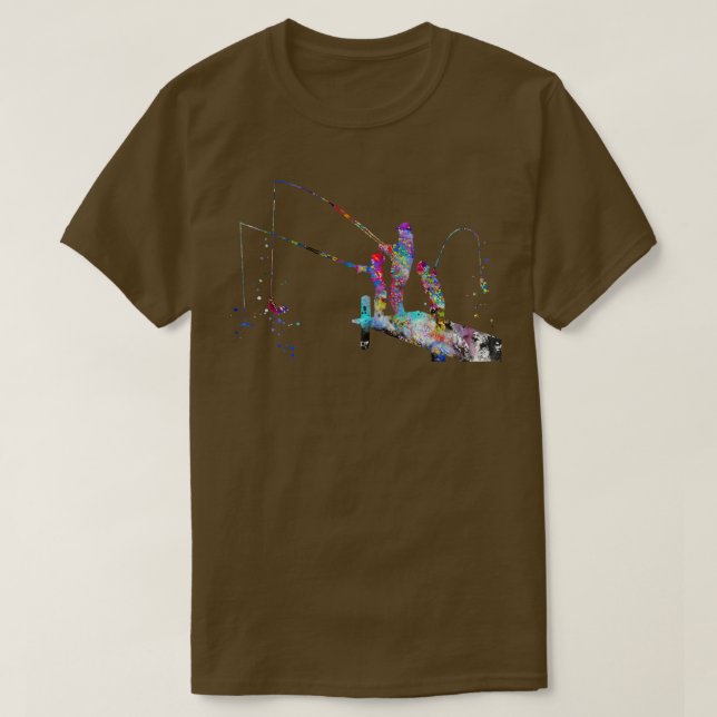 Father and sons fishing T-Shirt (Design Front)