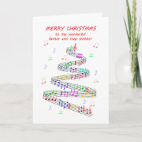 Father and Step Mother Sheet Music Christmas