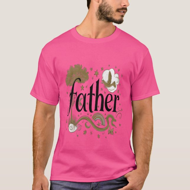 Father Athe Centre funny T-Shirt (Front)
